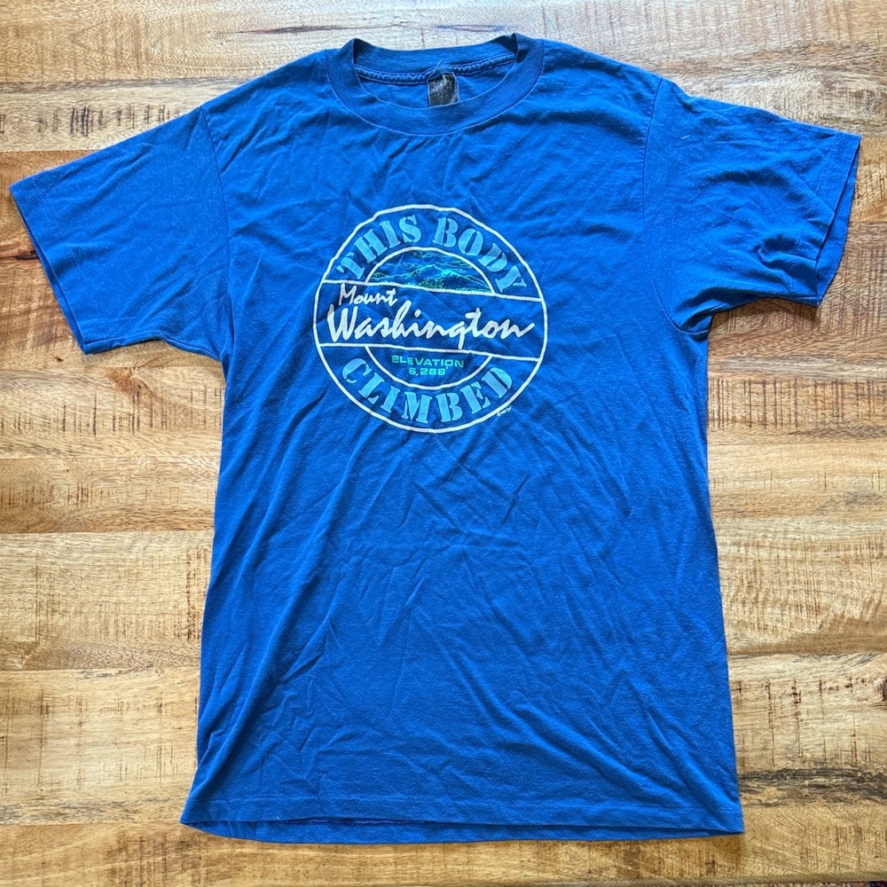 Vintage single stitch 1987 1980s tshirt mount washington New Hampshire men’s m